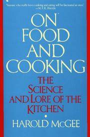 cover of On Food and Cooking: the Science and Lore of the Kitchen