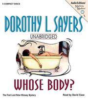 image of Whose Body?: The First Lord Peter Wimsey Mystery (Mystery Masters)