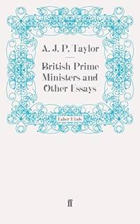 image of British Prime Ministers and Other Essays