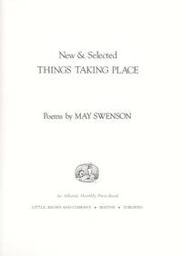 New and Selected Things Taking Place
