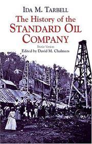 cover of The History of the Standard Oil Company: Briefer Version