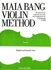 Maia Bang Violin Method, Part 3