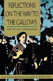 image of Reflections on the Way to the Gallows: Rebel Women in Prewar Japan