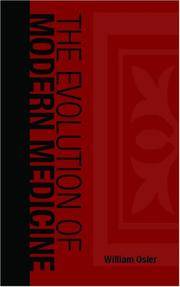 cover of The Evolution of Modern Medicine
