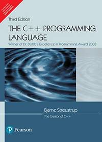 C++ PROGRAMMING LANGUAGE, 3RD EDN