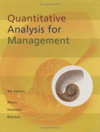 Quantitative Analysis for Management