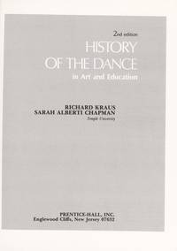 History of the Dance in Art and Education