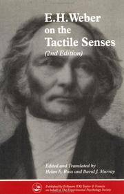 E. H. Weber on the Tactile Senses