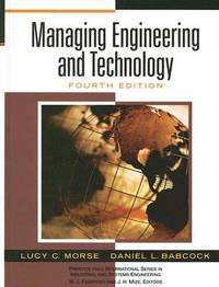 Managing Engineering and Technology