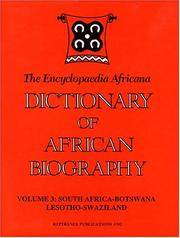 Dictionary of African Biography: South Africa-Botswana Lesotho-Swaziland by Editor-L. H. Ofosu-Appiah - 1995-09