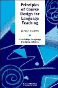 Principles of Course Design for Language Teaching