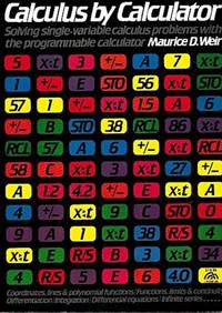 Calculus by calculator: Solving single-variable calculus problems with the programmable calculator