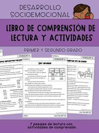 Libro de comprensión de lectura y actividades: Primer y segundo grado [Edición desarrollo...