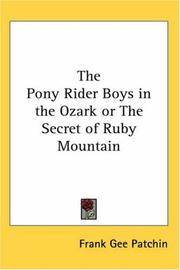 image of The Pony Rider Boys in the Ozarks