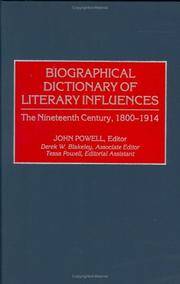 Biographical Dictionary Of Literary Influences