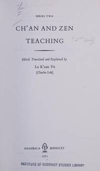 Ch'an and Zen Teaching