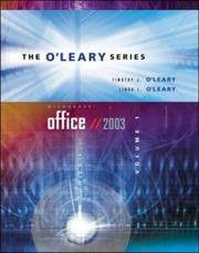The O'Leary Series- Microsoft Office 2003, Vol. I, Office 2003