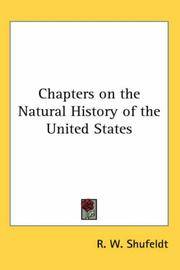 Chapters On the Natural History Of the United States