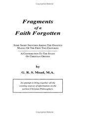 cover of Fragments of a Faith Forgotten