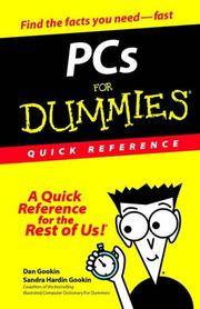 PCs For Dummies Quick Reference (For Dummies: Quick Reference (Computers))