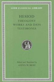 image of Hesiod: Volume I, Theogony. Works and Days. Testimonia (Loeb Classical Library No. 57N)
