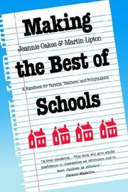 Making the Best of Schools: A Handbook for Parents, Teachers, and Policymakers