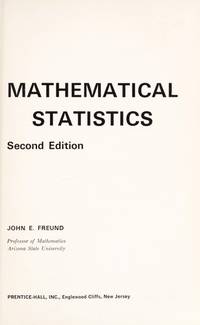 Mathematical statistics