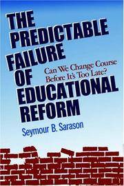 Failure Educational Reform P by Seymour B. Sarason - Paperback - from More Than Words Inc. (SKU: BOS-S-Politics-2b-0067)