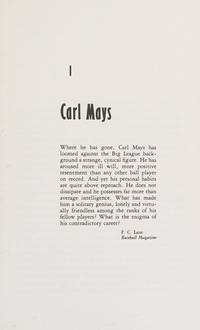 cover of The Pitch That Killed: The Story of Carl Mays, Ray Chapman, and the Pennant Race of 1920