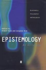 Epistemology (my front coveris in ENGLISH)