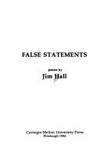 False Statements (Carnegie Mellon Poetry)