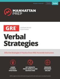 GRE Verbal Strategies: Effective Strategies & Practice from 99th Percentile Instructors...