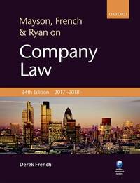 Mayson, French  Ryan On Company Law