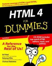 HTML 4 For Dummies (For Dummies (Computers))