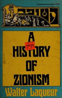 cover of A History of Zionism