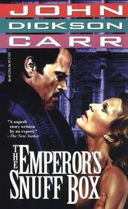 cover of The Emperor's Snuff box