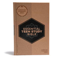 CSB Essential Teen Study Bible, Hardcover, Devotionals, Study Tools, Red Letter, Presentation...