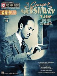 cover of George Gershwin: Jazz Play-Along Volume 45 Book/2-CD Pack