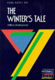 York Notes on the Winter's Tale