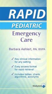 RAPID Pediatric Emergency Care, 1e