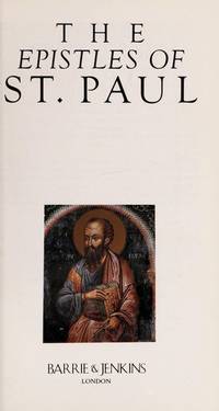 The Epistles of St. Paul - 1st UK Edition/1st Printing