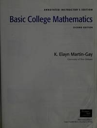 BASIC COLLEGE MATHEMATICS (ANNOTATED INST ED) (P)