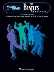 The Beatles' Greatest: E-Z Play Today Volume 88