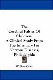 cover of The Cerebral Palsies Of Children