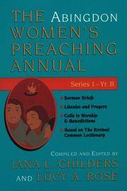The Abingdon Women's Preaching Annual: Series 1, Year B (Abingdon Women's Preaching Annual)