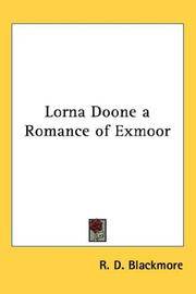 image of Lorna Doone a Romance of Exmoor