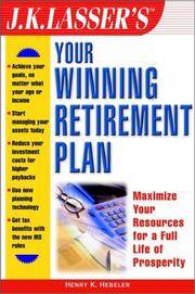 J.K. Lasser's Your Winning Retirement Plan (J.K. Lasser Guide Series,)