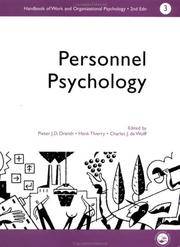 A Handbook Of Work And Organizational Psychology Vol 3: Personnel Psychology