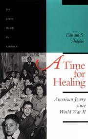 image of A TIME FOR HEALING American Jewry Since World War II