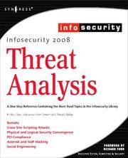 Infosecurity 2008 Threat Analysis